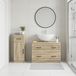 Maison Exclusive Ensemble de deux meubles de salle de bain exclusifs, modèle UTRECHT, en chêne Sonoma
