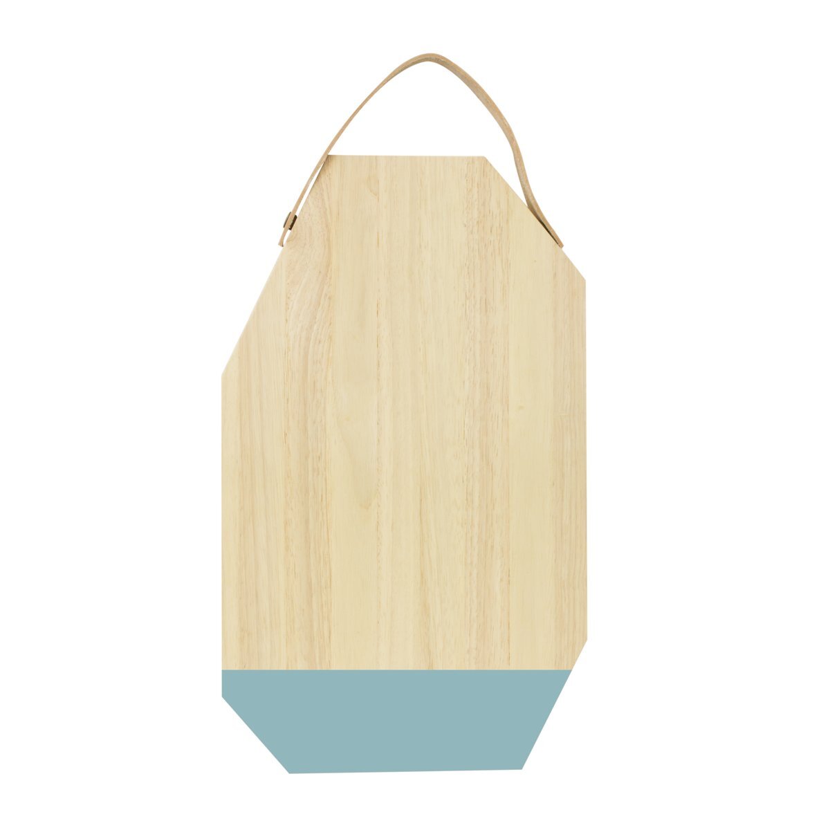 TAK Design Dippo Snijplank - Incl. Leer - Hout - 50 x 30 cm - Blauw