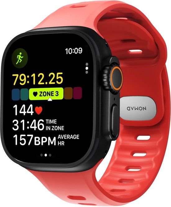 Nomad Tempo Watchband Ultra 49 mm – Rood