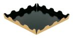 Garcia de Pou 8420499147369 Wegwerpbord Plaat Zwart Goud Karton 240x240x20mm 50 Stuks