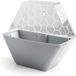 Blumentopf - Hängende Vase - Vertikaler Garten - Modulares Design - 35x20x32 cm - Hellgrau
