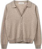 Sofie Schnoor Damesvest Skylarsw Bruin Melange Wol L