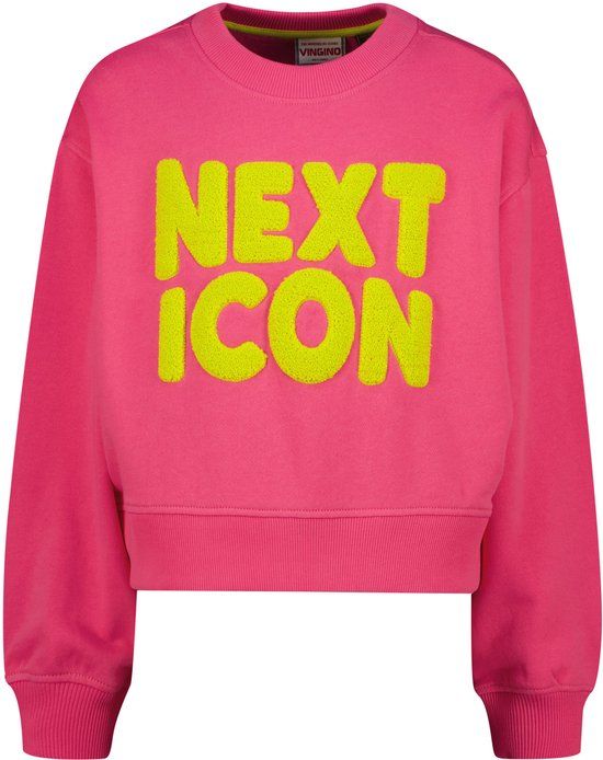 Vingino - Nadien - Meisjes - Sweater - Lange mouw - Katoen - Roze - Maat 176