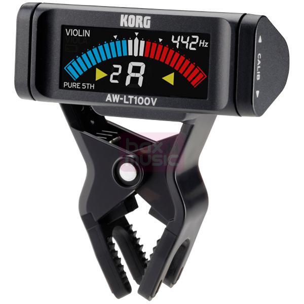 Korg AW-LT100V clip-on tuner voor viool & altviool