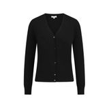 Expresso Cardigan Zwart Fijn Gebreid