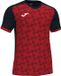 Joma Supernova III Shirt Korte Mouw Heren - Zwart / Rood | Maat: XL