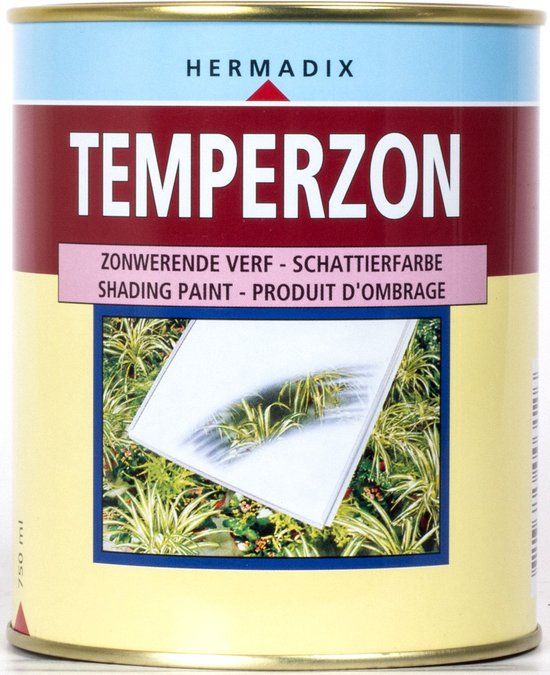 Hermadix Temperzon - 750 ml - Muurverf - Wit - Glans - Buiten