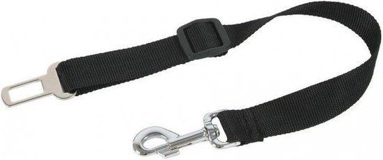 Safety gordel voor auto hond - Zwart - One size