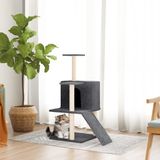 vidaXL Meuble pour chat avec poteaux à gratter en sisal 82 cm gris foncé