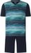 Jan Vanderstorm herren Korte Pyjama - 56/58 - turquoise - Plus Size