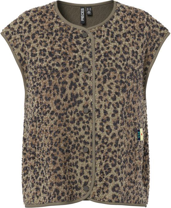 PIECES PCKATTY TEDDY VEST NOOS BC Dames Bodywarmer XXL Tannin