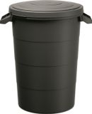 Prosperplast Keden SMOOTH Afvalbak / Prullenbak - 80L - Zwart