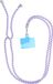 Lila-wit Collier compatible avec smartphones, avec longueur réglable / Cordon : 165 cm (corde, 82,5 cm maximum en boucle) / adapté pour porter sur l'épaule ou autour du cou