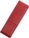 Lamy A315 Lederwaren Hoogwaardig nappaleder-etui 859 in de kleur rood voor twee schrijfgerei