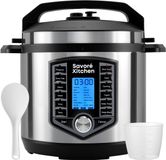 Savoré Autocuiseur 6L – Tot 6 Pers. – Sans PFAS – 29 × 33,5 cm – Autocuiseur, Cuiseur à riz, Mijoteuse, Cuiseur vapeur, Sous-vide & Multicuiseur