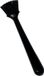 Sans marque Brosse de rinçage en silicone - Brosse de nettoyage hygiénique pour verres et tasses - Noir