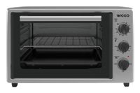 Wiggo WMO-E353(X) - Vrijstaande Mini Oven - Electrisch - 50 CM - 35 liter - 1800 W - 5 Jaar Garantie - Roestvrijstaal