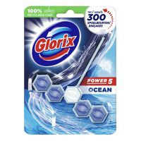 Glorix toiletblok Power 5 Ocean - 55 gram