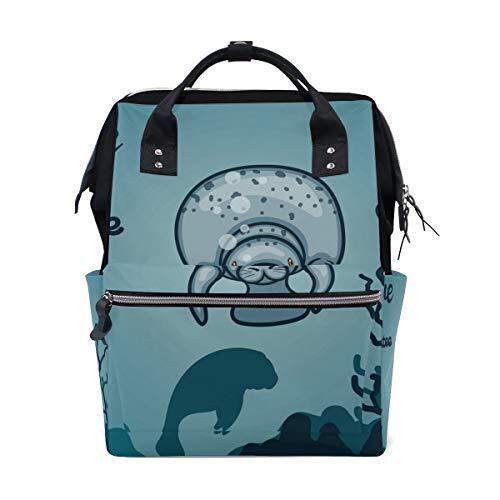 MONTOJ Manatee Canvas Rugzak Reiscampus Rugzak