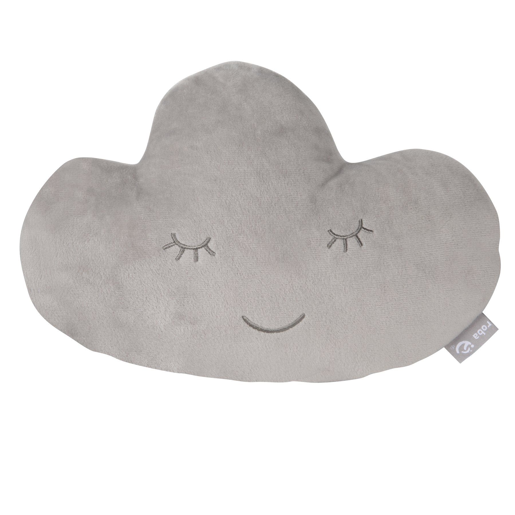 Roba Style Knuffelkussen Cloud Zilvergrijs - 19x32cm
