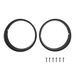 Hooke Road Wrangler TJ Matte Black Headlight Bezels Cover Trim voor 1997-2006 Jeep Wrangler TJ (Pair)