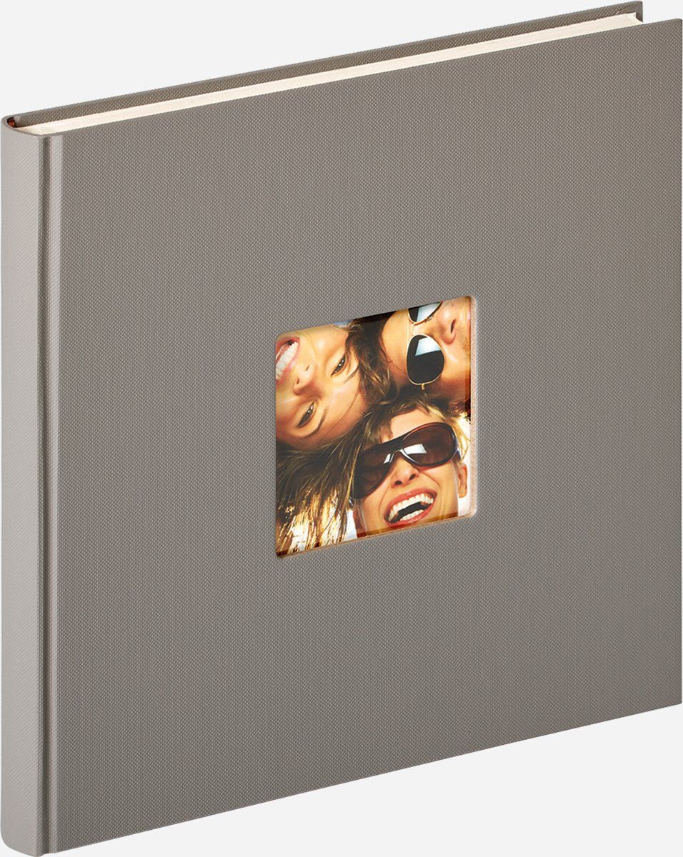 Walther FA 205 X Fun Fotoalbum - Grijs - 25 x 26 cm - 40 pagina's