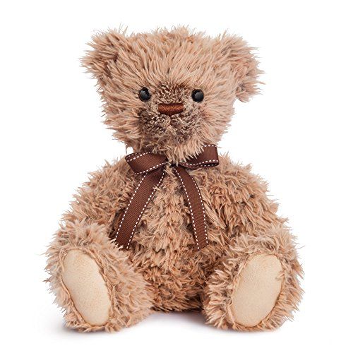 Aurora World Noah Traditional Teddy Bear Plush Toy (Medium, Light Brown)