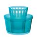 Excèlsa bestekmand blauw rond 15 cm.