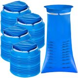 Sac vomitoir étanche avec anneau 1000ml bleu 50 pièces pour mal des transports