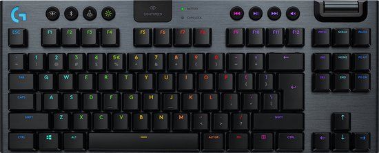 Logitech G G915 TKL - Mechanisch Gaming Toetsenbord - USB - QWERTY US International - Koolstof