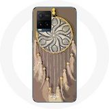 Maniacase Hoesje voor Vivo Y21s 2021 / Y21 2021 Bruin Dromenvanger