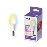 WiZ Kaarslamp - Warm- tot Koelwit Licht - Slimme LED Verlichting - E14 fitting - 40W - Mat - Wi-Fi