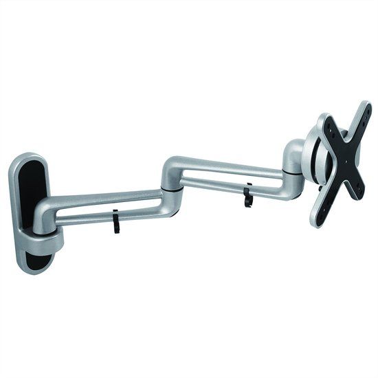VALUE 17.99.1129 flat panel bureau steun Muur Zwart, Grijs