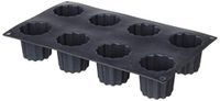 Patisse 19606 wafelbakplaat, siliconen, zwart, 29 x 17 x 3 cm