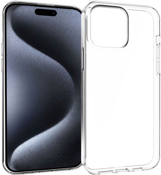 Accezz Clear Backcover voor de Apple iPhone 15 Pro Max - Transparant