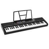 Axus AXP15 54 draagbaar keyboard, 54 mini-pianotoetsen, met muziekstandaard, stroomadapter, microfoon