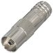 Transmedia Coax IEC (v) krimp connector - métal / droit