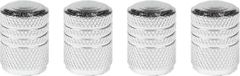 Benson Ventieldoppen set - Aluminium - Zilver - 4 stuks