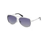 Guess GU00193 Lunettes de soleil polarisées pour femmes Argent Femme