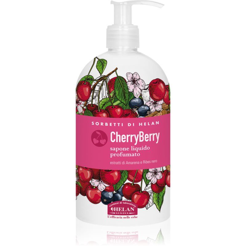 Helan I Sorbetti CherryBerry – Revitaliserend, Scented Body Cream met antioxidant Vitamine C & E, Blackcurrant, Black Cherry – Gentle Moisturiser & Body Milk met Zoete Almond Oil – Made in Italy, 150 ml
