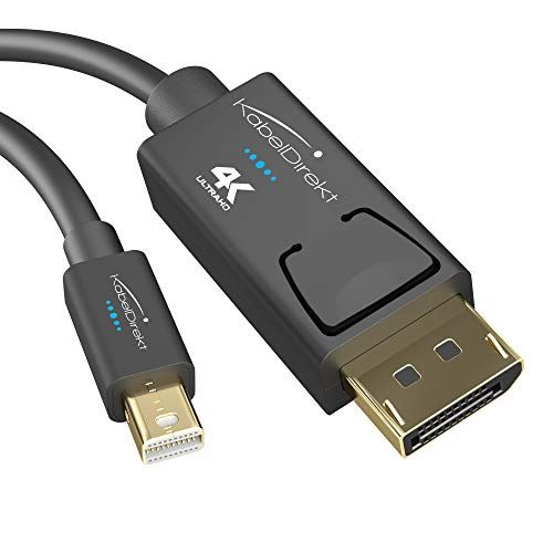 KabelDirekt - Mini DisplayPort (Thunderbolt) op DisplayPort Kabel (Mini DP op DP) - 5 m