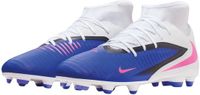 Nike Phantom 6 High Club FG/MG Heren Voetbalschoenen Blauw/Wit Maat 45