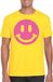 Bellatio Decorations Verkleed shirt heren - Smile / Emoticon - geel - carnaval/foute party - feestkleding XXL