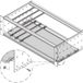 Schroff Montageplaat voor 19 kast en moduledrager, 63 HP, 220 mm printplaatlengte