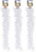 Koopman International guirlande de fête - 3x - avec étoiles - Blanc - décoration de Noël - 180 cm - décoration de Noël