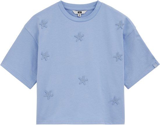 WE Fashion Meisjes T-shirt met embroideries