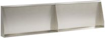 vidaXL - Keermuur - 2 st - 80 x 12 x 40 cm Roestvrij staal zilver