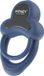 HoneyPlayBox Anello bague vibrante double contrôlée par application avec stimulateur clitoridien Bleu