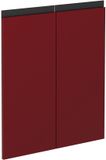 Vicco R-Line Façade de cuisine – 59,2 x 71,3 cm façade de meuble pour meuble bas Rouge