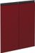 Vicco R-Line Façade de cuisine – 59,2 x 71,3 cm façade de meuble pour meuble bas Rouge